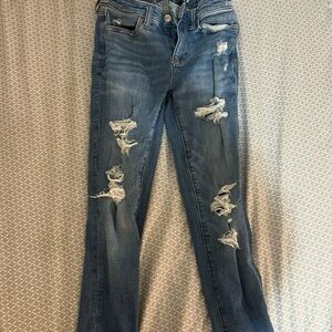 AE Outfitters Next Level Stretch Ripped Skinny jeans Size 00 Short